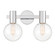 Wright Two Light Bathroom Vanity in Chrome (51|83076211)