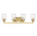 Hampton Four Light Bath Bar in Warm Brass (51|819724322)