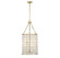 Byron Six Light Pendant in Warm Brass (51|733626322)