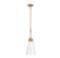 Lakewood One Light Pendant in Warm Brass (51|718311322)