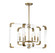 Rotterdam Six Light Pendant in Warm Brass (51|716606322)