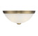 Flush Mount Two Light Flush Mount in Warm Brass (51|678011322)