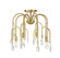 Anholt Four Light Convertible Semi-Flush or Pendant in Noble Brass (51|666844127)