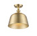 Berg One Light Semi-Flush Mount in Warm Brass (51|637501322)