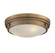 Lucerne Three Light Flush Mount in Warm Brass (51|6335016322)