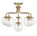 Marco Six Light Semi-Flush Mount in Warm Brass (51|619516322)