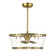 Ventari LED Fan D'Lier in Warm Brass (51|24FD8853322)