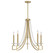 Helen Five Light Chandelier in Warm Brass (51|188035322)