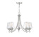 Octave Five Light Chandelier in Satin Nickel (51|140325SN)