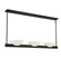 Fallon Three Light Linear Chandelier in Matte Black (51|11614389)