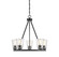 Calhoun Five Light Chandelier in Matte Black (51|11021589)