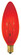 Light Bulb in Transparent Red (230|S3219)