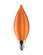 Light Bulb in Spun Amber (230|S11301)