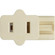 Female Slide Plug in Ivory (230|90794)