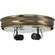 Two Light Ceiling Pan in Antique Brass (230|90767)