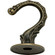 Swag Hook in Antique Brass (230|90441)