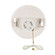 Phenolic Gu24 On-Off Pull Chain Ceiling Receptacle in White (230|902581)