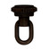 1/4 Ip Matching Screw Collar Loop With Ring in Old Bronze (230|902495)
