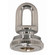 1/4 Ip Matching Screw Collar Loop With Ring in Polished Chrome (230|902300)