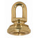 Screw Collar Loop With Ring in Polished / Lacquered (230|902297)