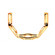 Heavy Duty Saddle in Brass Plated (230|902031)