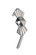 Bow-Tie Clip in Silver (230|901780)