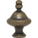 Finial in Antique Brass (230|901721)