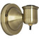 1-5/8'' Wired Wall Bracket With Bottom Turn Knob Switch in Antique Brass (230|901407)