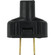 Plug With Terminal Screws in Black (230|901116)