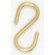 Plated S-Hook in Brass Plated (230|90009)