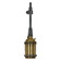 Lampholder in Antique Brass (230|802575)