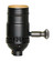 150W Full Range Turn Knob Dimmer Socket in Dark Antique Brass (230|802416)