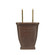 Plug2 Pole 2 Wire in Brown (230|802409)