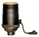 On-Off Pull Chain Socket in Dark Antique Brass (230|802399)