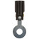 Candelabra Base Phenolic Sockets With Spring Clip in Black (230|801274)