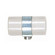 Twin Porcelain Socket With Flange Bushing Cap in Glazed White (230|801226)