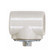 Twin Porcelain Socket With Flange Bushing Cap in Glazed White (230|801225)
