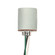 Keyless Porcelain Socket in White (230|801202)
