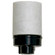 Keyless Porcelain Socket With Phenolic 1/8 Ips Cap in White (230|801150)