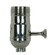 Full Range Turn Knob Dimmer Socket in Polished Nickel (230|801045)