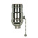 On-Off Pull Chain Socket in Polished Nickel (230|801037)