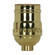 Short Keyless Socket in Polished Brass (230|801028)