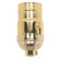 3-Way (2 Circuit) Keyless Socket in Brite Gilt (230|801020)