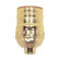 Short Keyless Socket in Brite Gilt (230|801010)