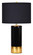 The Tuxedo One Light Table Lamp in Black And Gold (443|LPT631)