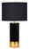 The Tuxedo One Light Table Lamp in Black/Gold (443|LPT631)