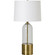 Theodore One Light Table Lamp in Plated Antique Brushed Brass,Clear (443|LPT1189SET2)