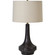 Truro One Light Table Lamp in Painted Dark Brown Wood Grain,Beige (443|LPT1187)