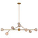 Damas Eight Light Ceiling Fixture in Antique Gold (443|LPC4085)