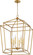 Monument Six Light Entry Pendant in Gold Leaf (19|8807674)